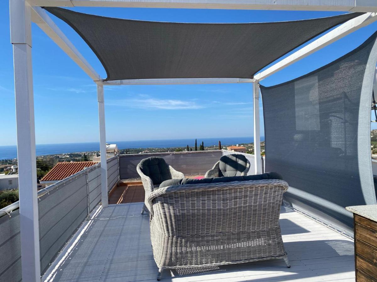 Roof Terrace & Sea View Entire Apartment Pégeia Exteriör bild